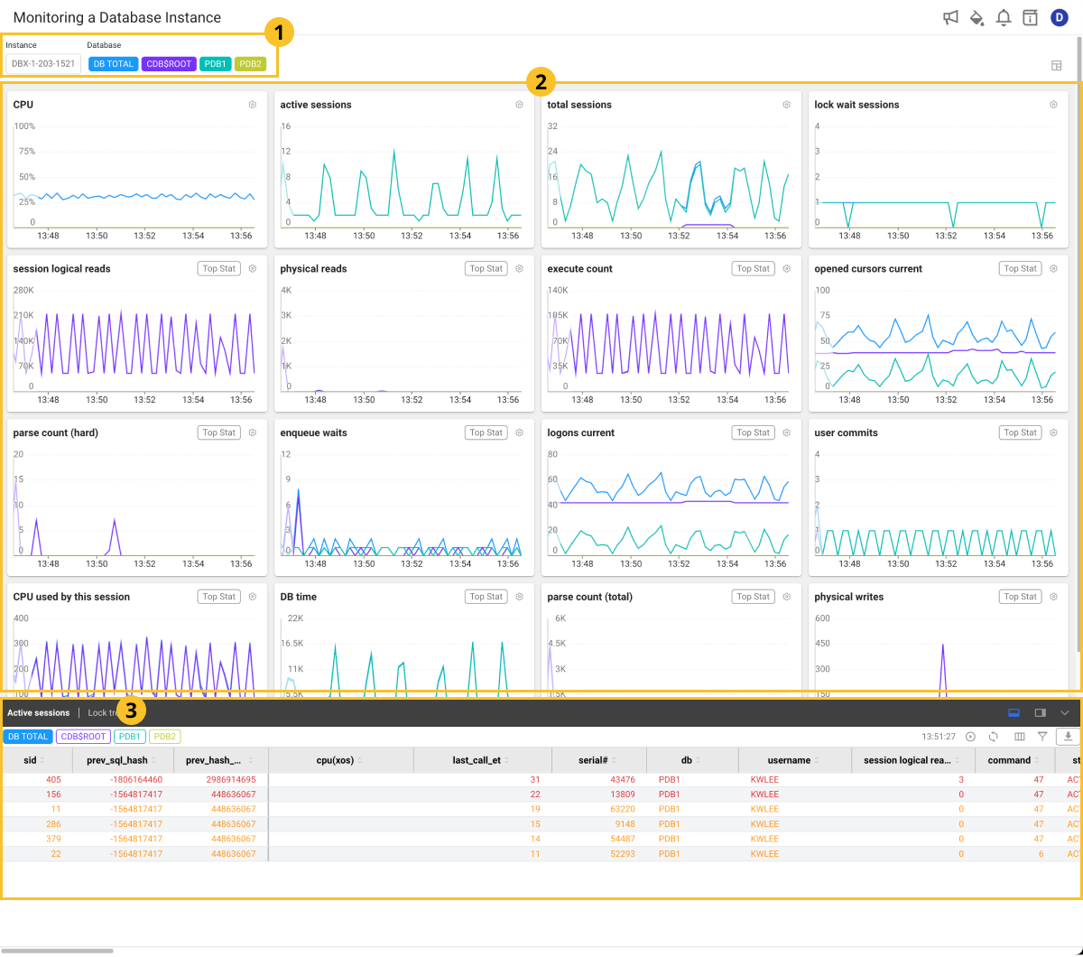 Instance Monitoring