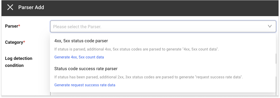 Log secondary parser registration order