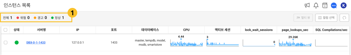 인스턴트 목록